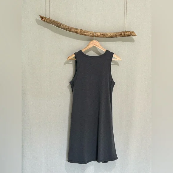 Universal Thread - Soft Gray Sleeveless A-Line Dress - Picture 3 of 5